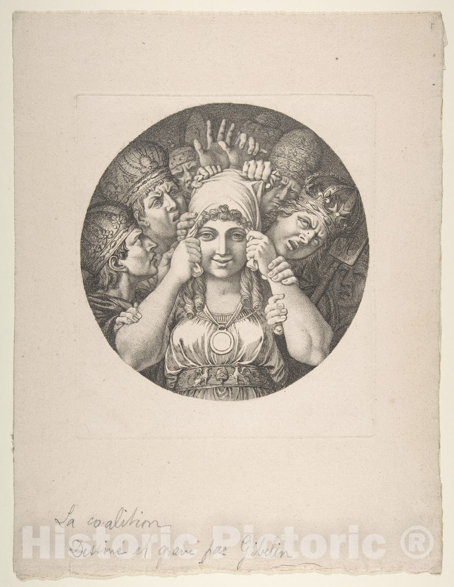Art Print : Esprit Antoine Gibelin - La Coaltion : Vintage Wall Art