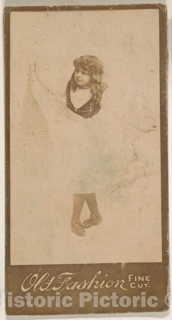 Photo Print : Dancer, from The Actresses Series (N664) Promoting Old Fashion Fine Cut Tobacco - 423280 : Vintage Wall Art