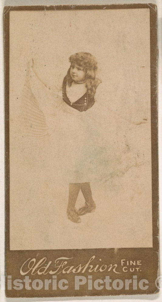 Photo Print : Dancer, from The Actresses Series (N664) Promoting Old Fashion Fine Cut Tobacco - 423280 : Vintage Wall Art