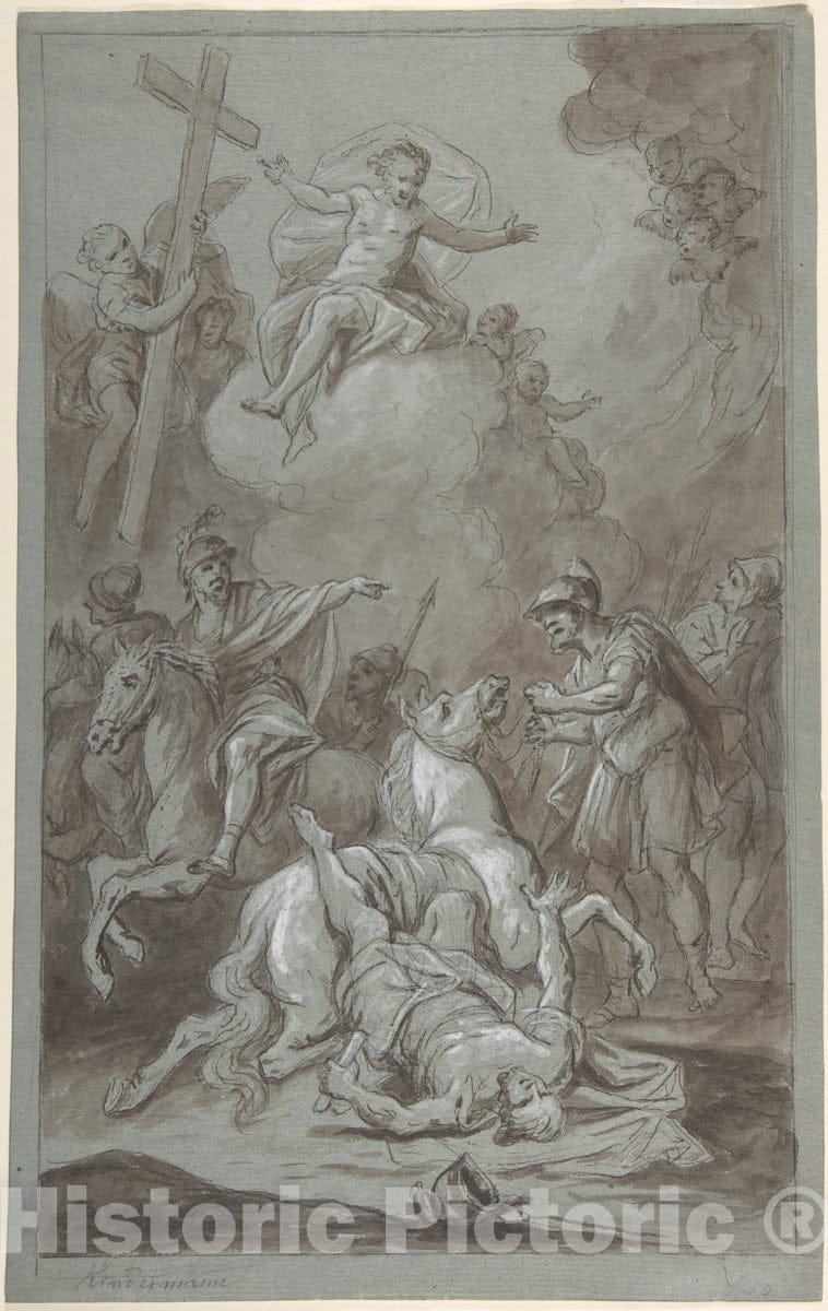 Art Print : Dominik Kindermann - The Conversion of St. Paul (Recto)