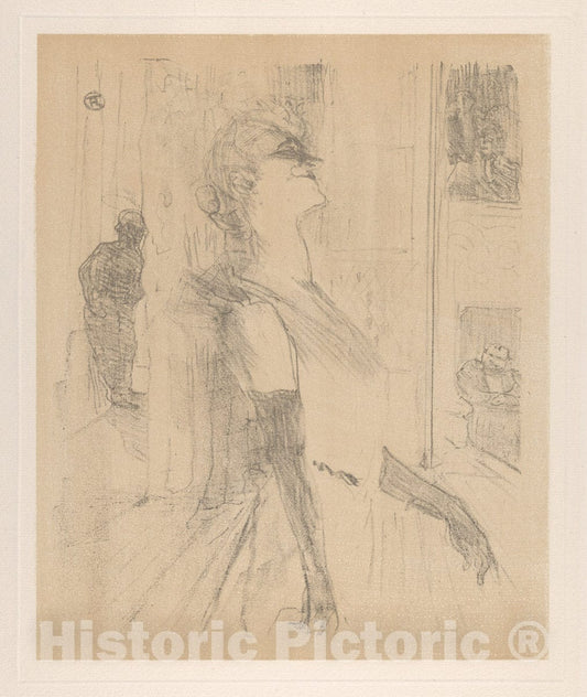 Art Print : Henri de Toulouse-Lautrec - I. Sur la Scene : Vintage Wall Art