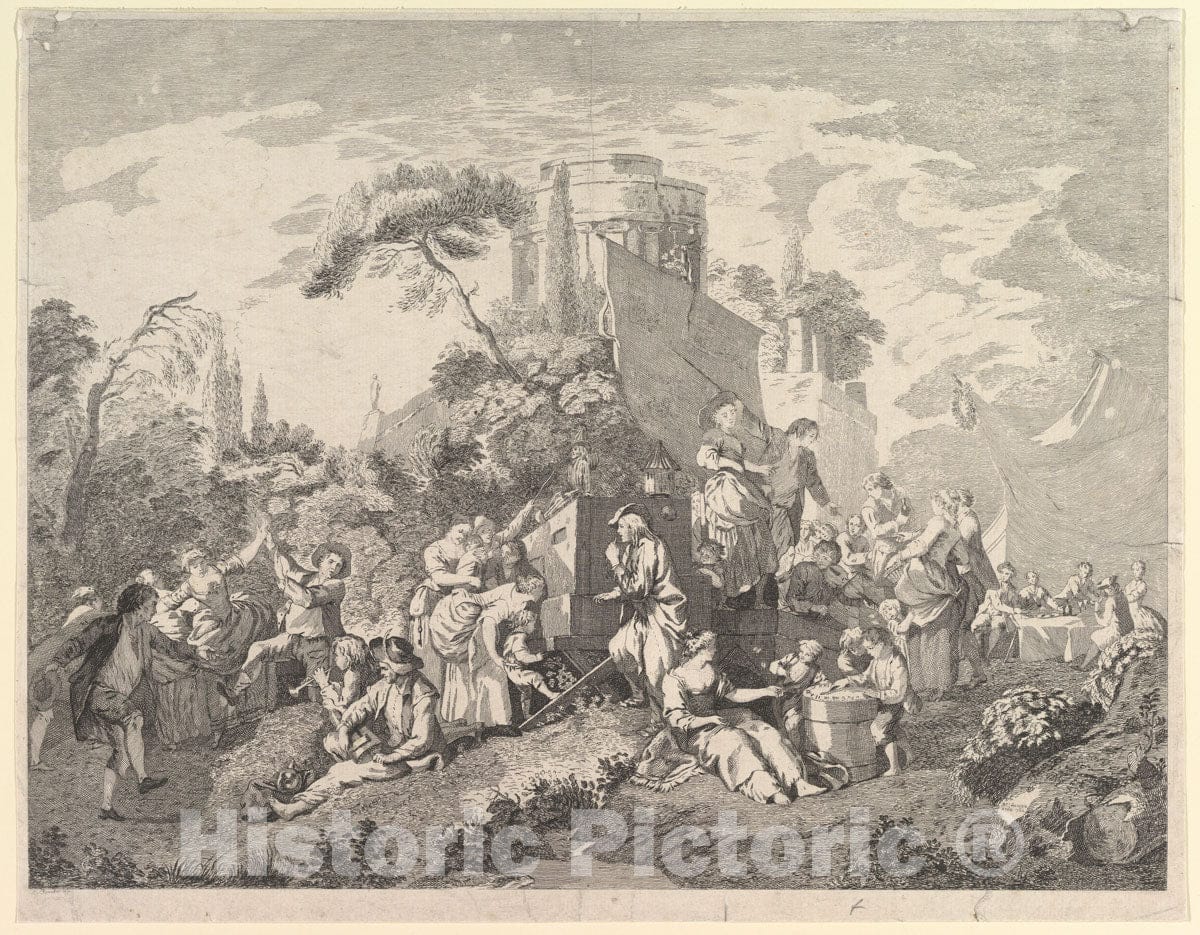 Art Print : Pierre Charles Lévesque - Country Fair : Vintage Wall Art
