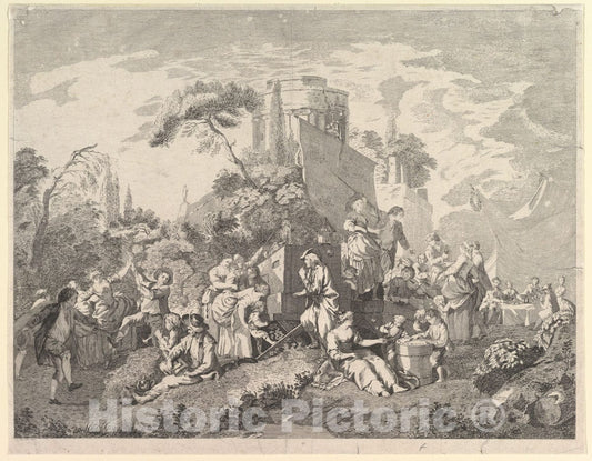 Art Print : Pierre Charles Lévesque - Country Fair : Vintage Wall Art