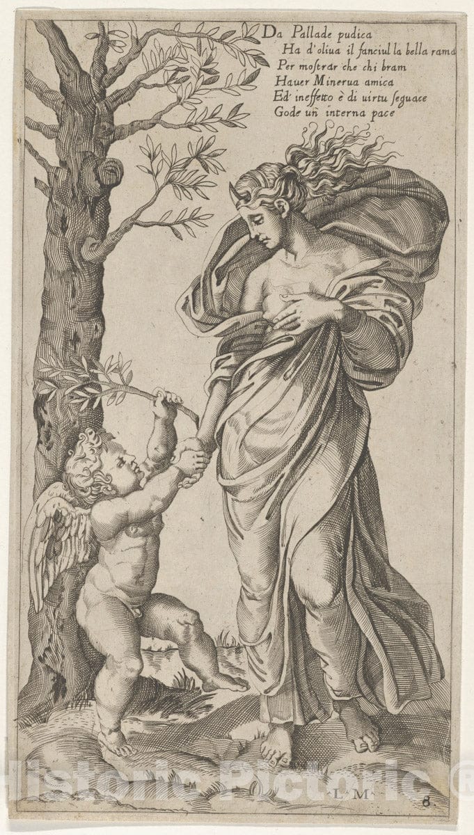 Art Print : Lorenzo de Musi - an Allegory of Peace