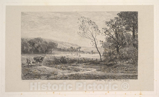 Art Print : Charles-François Daubigny - Autumn 2 : Vintage Wall Art