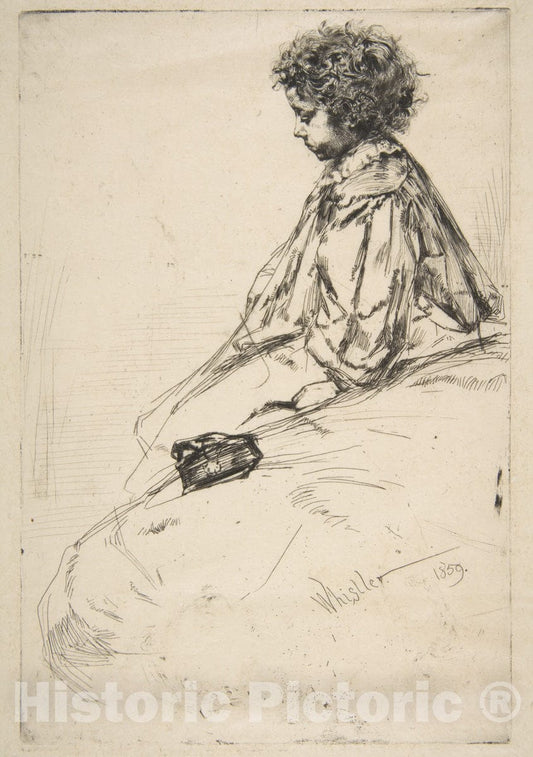 Art Print : James McNeill Whistler - Bibi Lalouette - 423711 : Vintage Wall Art