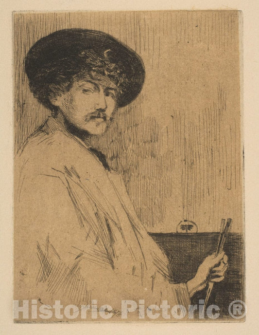 Art Print : Percy Thomas - James McNeill Whistler 2 : Vintage Wall Art