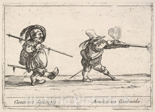 Art Print : Callot Figures