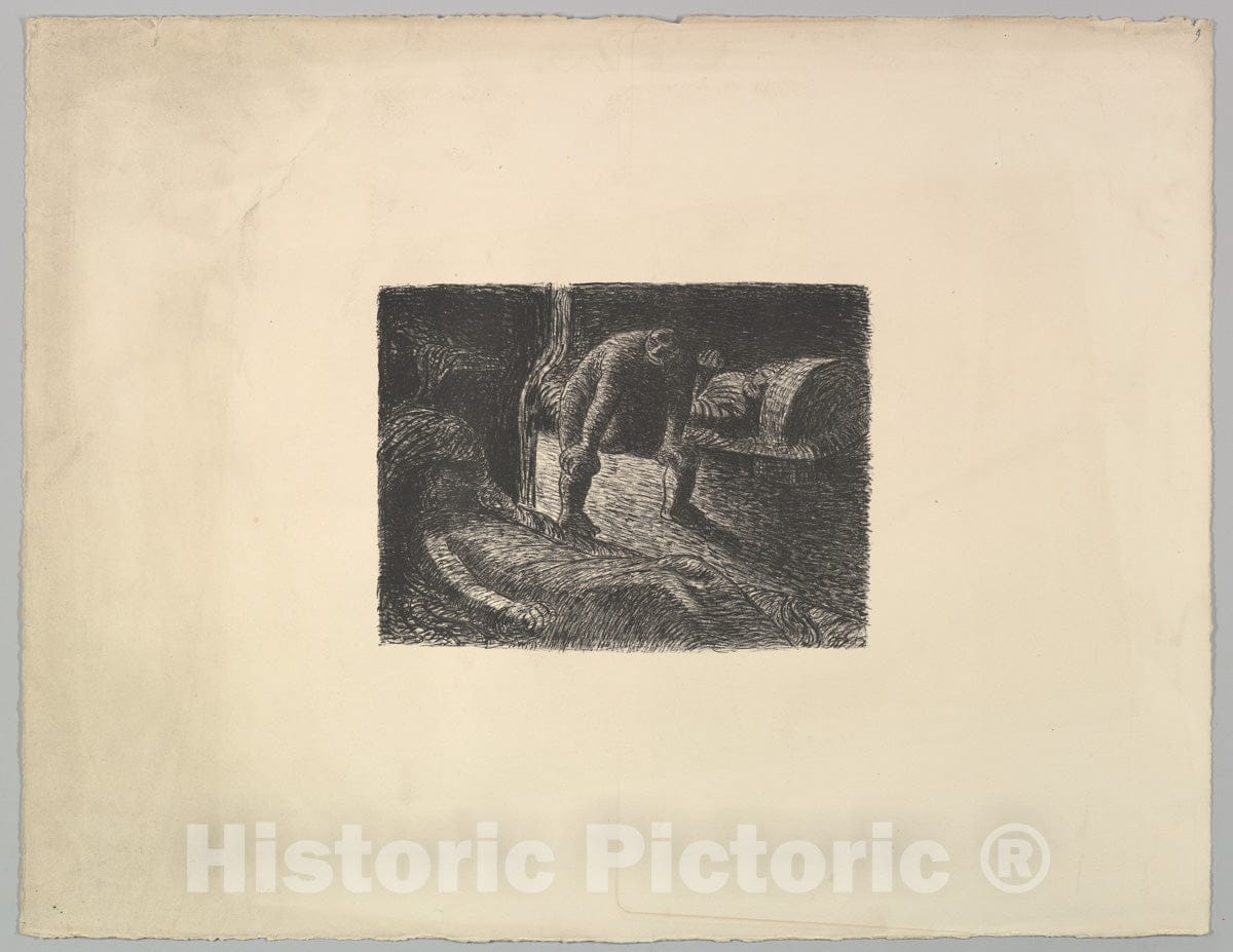 Art Print : Ernst Barlach - The Elf (Der ALB) : Vintage Wall Art