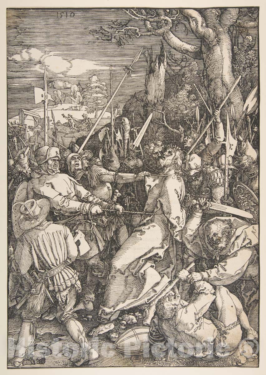 Art Print : Albrecht Dürer - The Betrayal of Christ : Vintage Wall Art