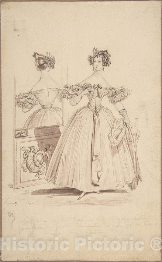 Art Print : Pierre-Numa Bassaget, Called Numa - Costume Design : Vintage Wall Art