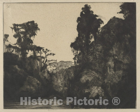 Art Print : Ernest Haskell - Near Silver Springs : Vintage Wall Art