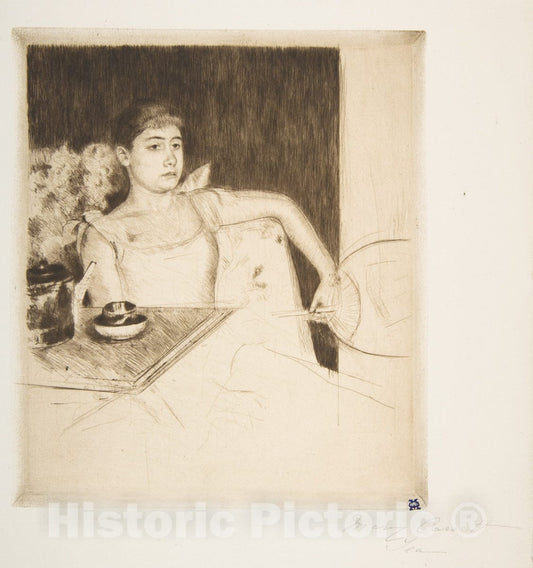 Art Print : Mary Cassatt - Tea : Vintage Wall Art