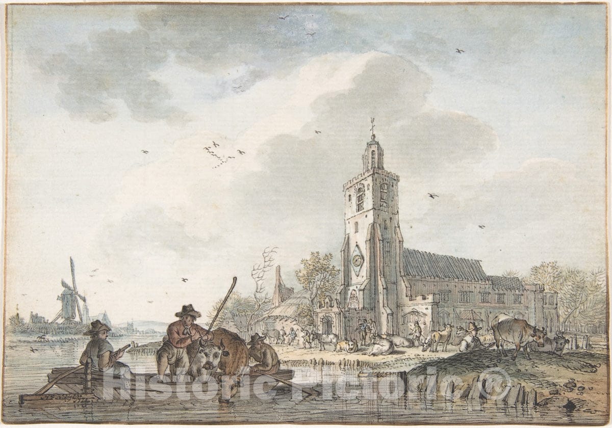 Art Print : Hendrik Meijer - April : Vintage Wall Art