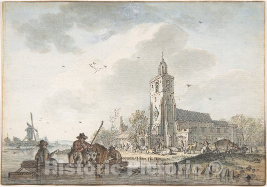 Art Print : Hendrik Meijer - April : Vintage Wall Art