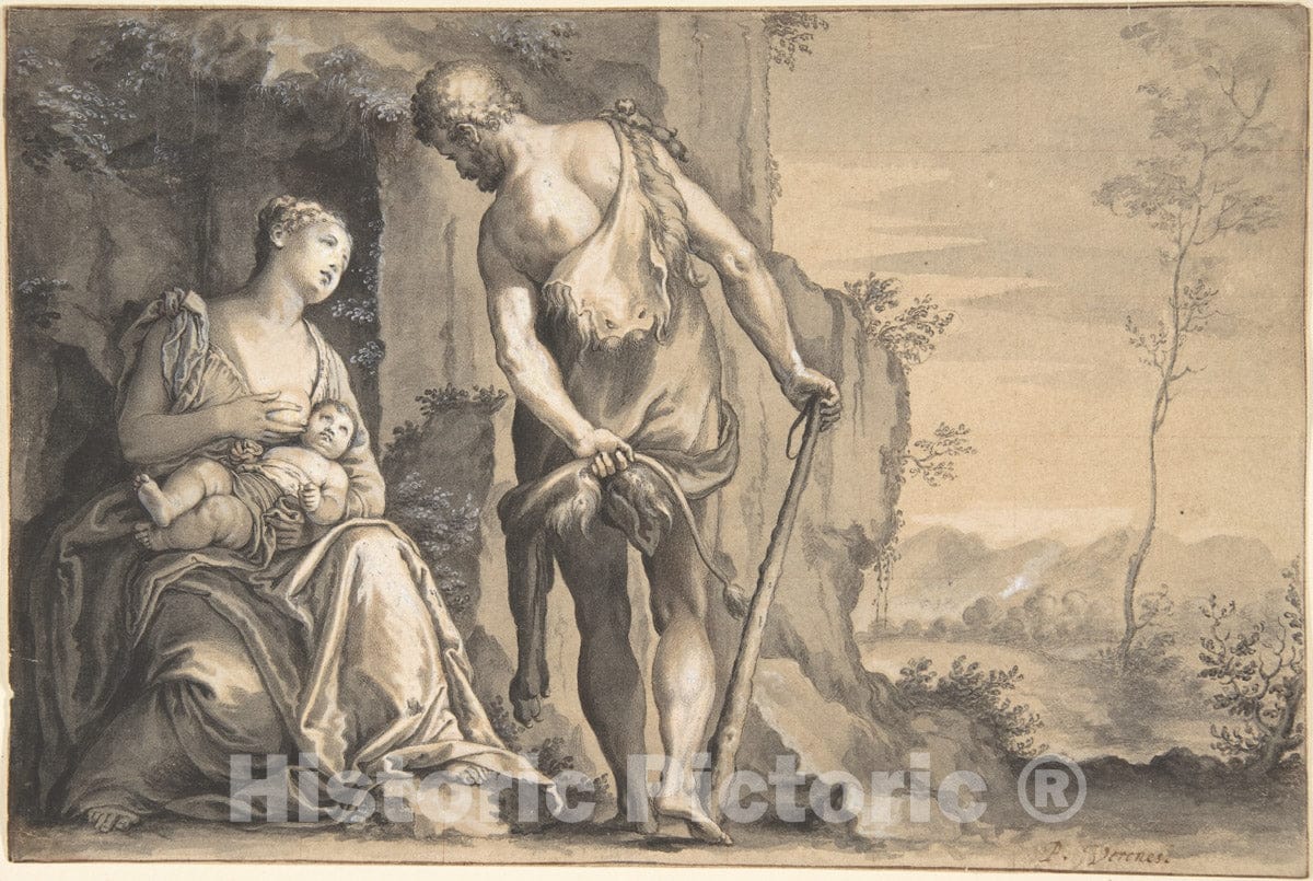 Art Print : Peter Oliver - The Family of Cain : Vintage Wall Art