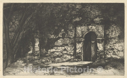 Art Print : Ernest Haskell - The Portal : Vintage Wall Art