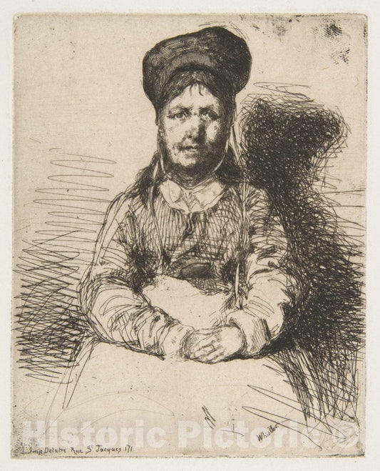Art Print : James McNeill Whistler - La Rétameuse - 425470 : Vintage Wall Art
