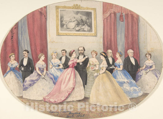 Art Print : W. Henry Pierson - British Reception in Baghdad : Vintage Wall Art