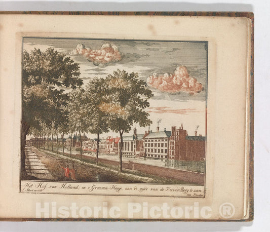Art Print : Man Sitting on an Auricular Mask - Artist: Johannes Van Doetecum The Elder - Created: 1557 v.1 : Vintage Wall Art