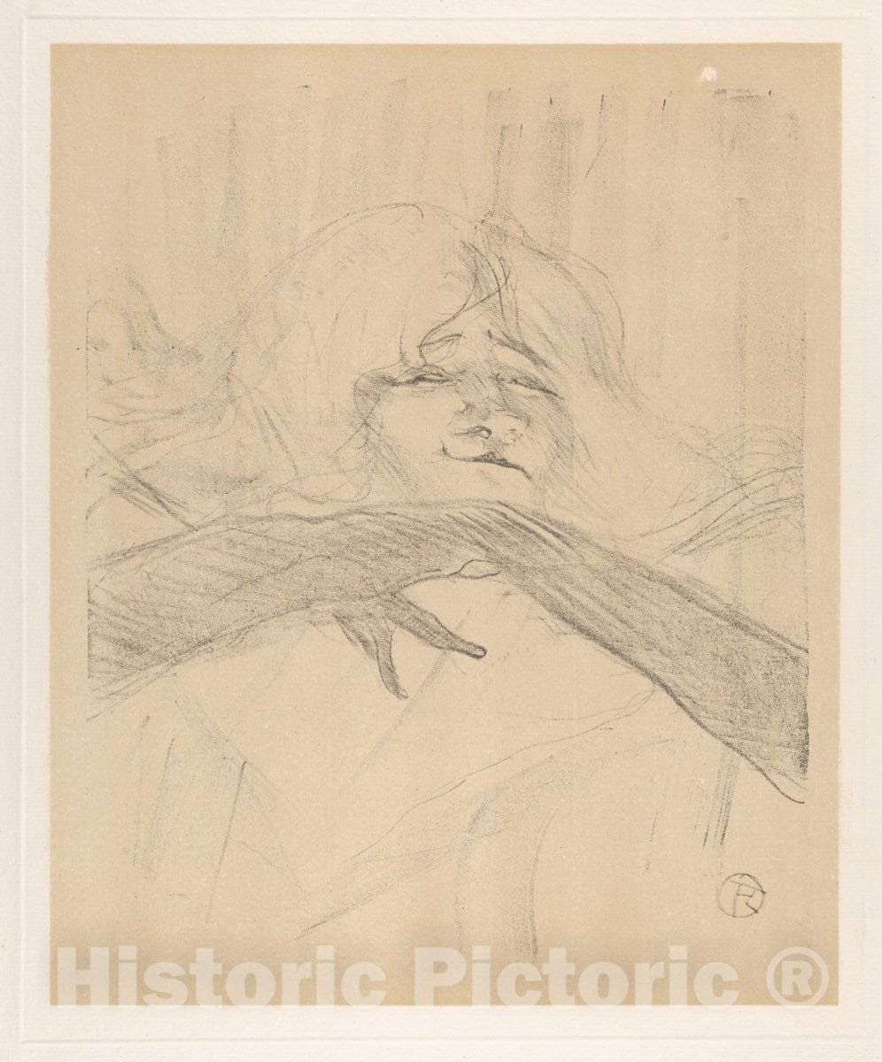 Art Print : Henri de Toulouse-Lautrec - VII. Linger Longer, Loo : Vintage Wall Art