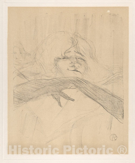 Art Print : Henri de Toulouse-Lautrec - VII. Linger Longer, Loo : Vintage Wall Art
