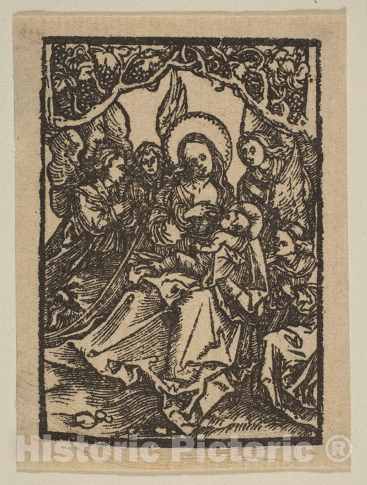 Art Print : Albrecht Dürer - The Virgin and The Child : Vintage Wall Art