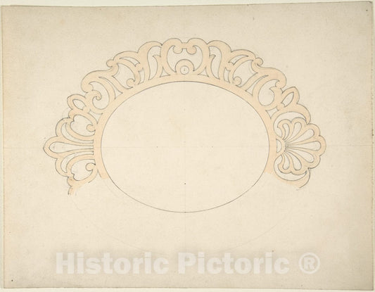 Art Print : British, 19th Century - Frame Design : Vintage Wall Art