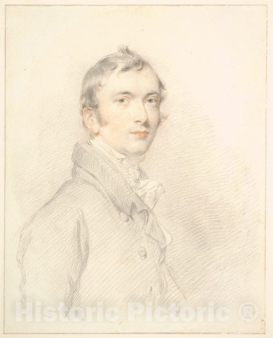 Art Print : Sir Thomas Lawrence - Benjamin Rouse, Junior : Vintage Wall Art