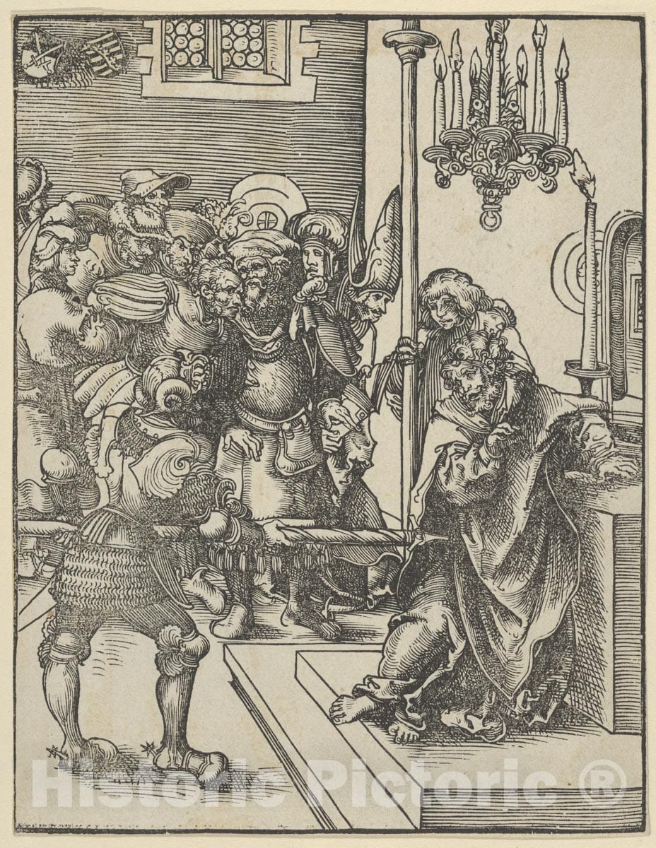 Art Print : Lucas Cranach The Elder - Thomas from The Martyrdom of The Twelve Apostles : Vintage Wall Art