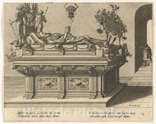 Art Print : Hans Vredeman de Vries - Cœnotaphiorum (15) : Vintage Wall Art