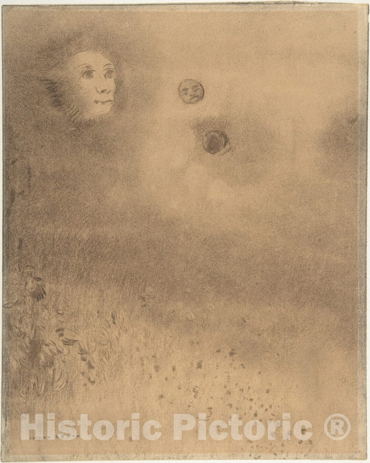 Art Print : Odilon Redon - Hallucinations : Vintage Wall Art