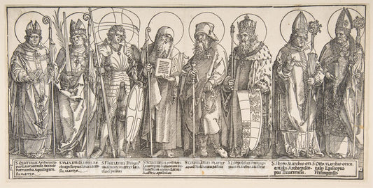 Art Print : Albrecht Dürer - The Patron Saints of Austria 1 : Vintage Wall Art