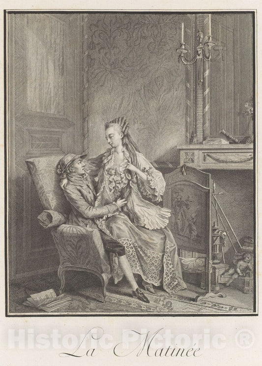 Art Print : Sigmond Freudeberg - La Matinée (L'heureuse Union) : Vintage Wall Art