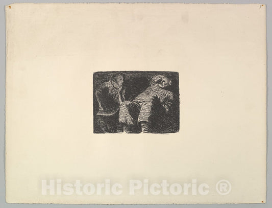 Art Print : Ernst Barlach - High Instruction (Hohe Unterweisung) : Vintage Wall Art