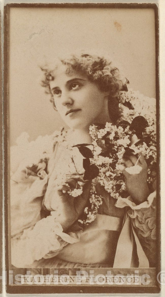 Photo Print : Katherine Florence, from The Actresses Series (N668) : Vintage Wall Art