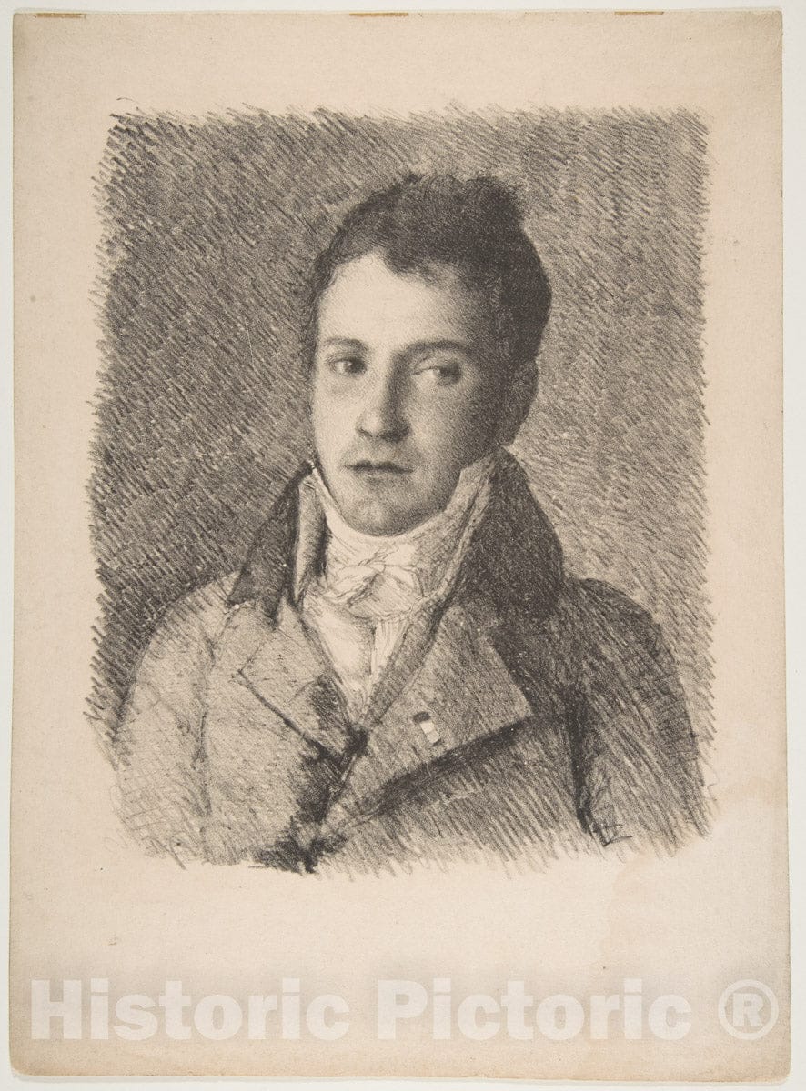 Art Print : Formerly Goya - Portrait of a Young Man : Vintage Wall Art