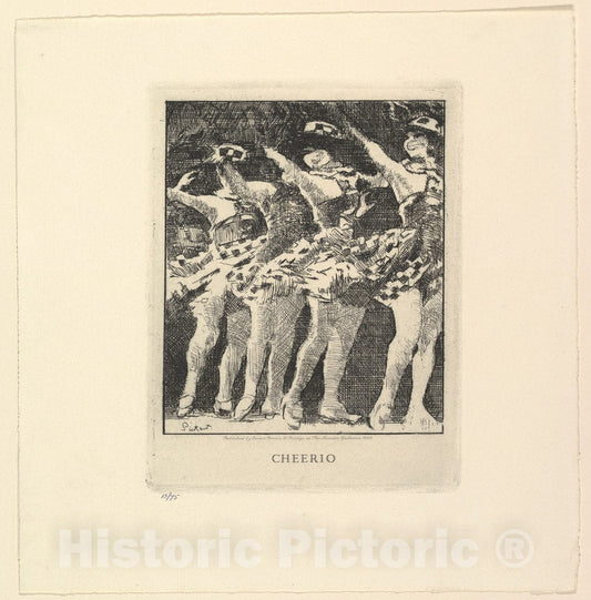 Art Print : Walter Richard Sickert - Cheerio : Vintage Wall Art