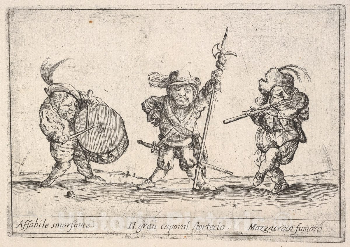 Art Print : Callot Figures