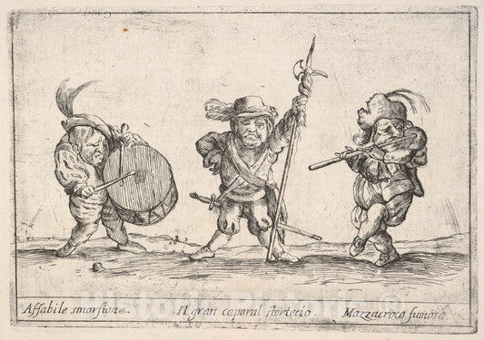 Art Print : Callot Figures