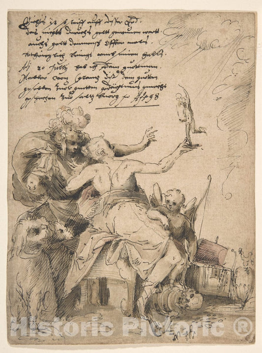 Art Print : Adam Gutmann - an Allegory of Wealth : Vintage Wall Art