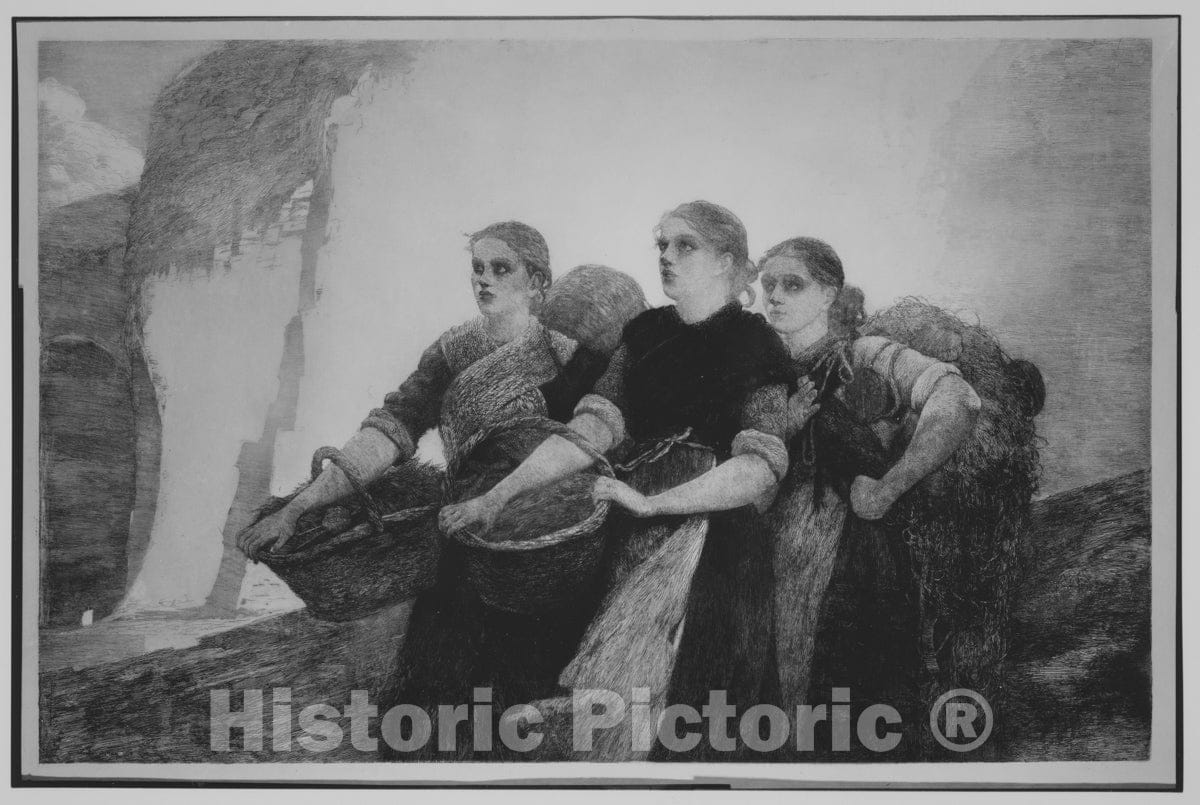 Art Print : Winslow Homer - A Voice from The Cliffs : Vintage Wall Art