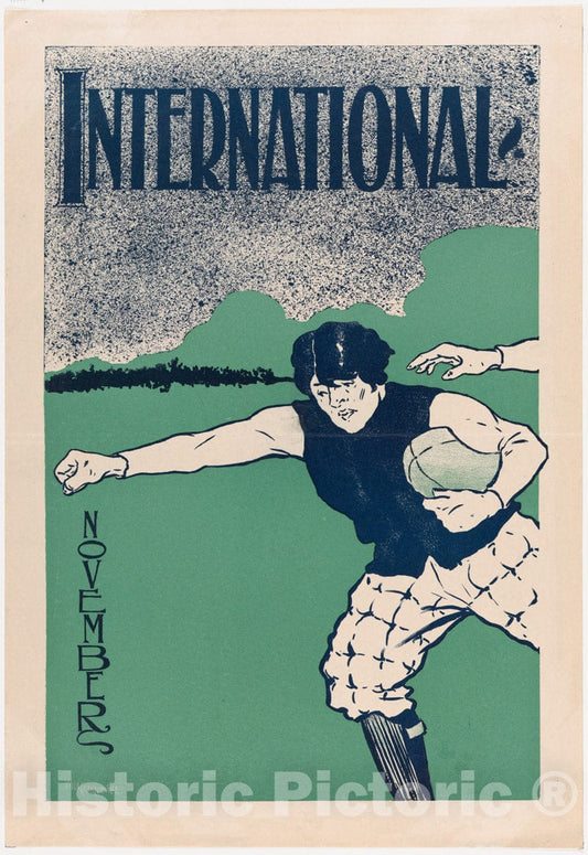 Art Print : William L. Carqueville - International: November : Vintage Wall Art