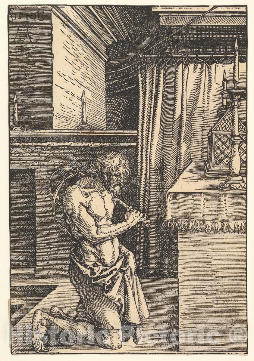 Art Print : Albrecht Dürer - The Penitent 1 : Vintage Wall Art