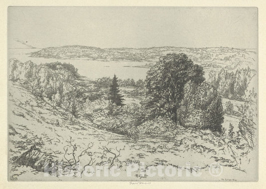 Art Print : Ernest Haskell - The Sylvan Sea : Vintage Wall Art