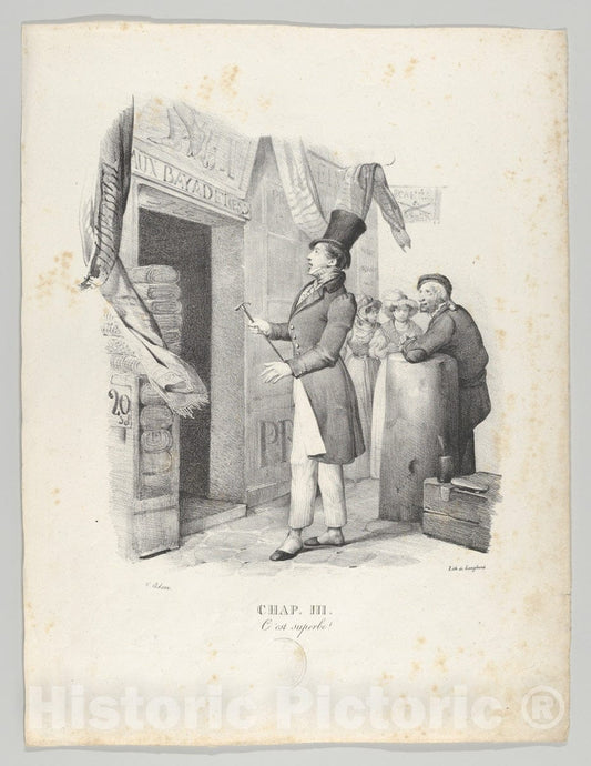 Art Print : Victor Adam - Chap. III: C'est Superbe! (How Wonderful!) : Vintage Wall Art
