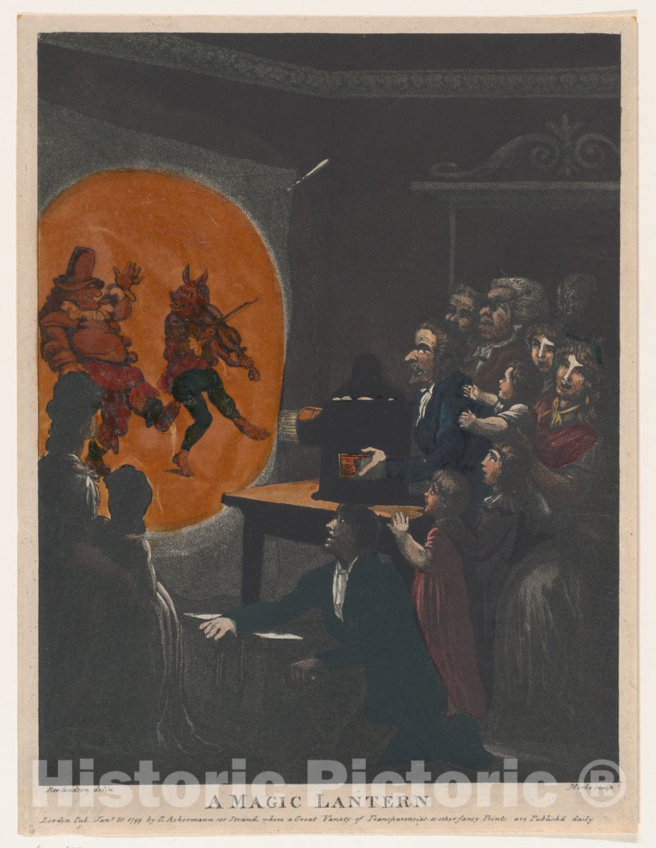 Art Print : Henri Merke - A Magic Lantern : Vintage Wall Art