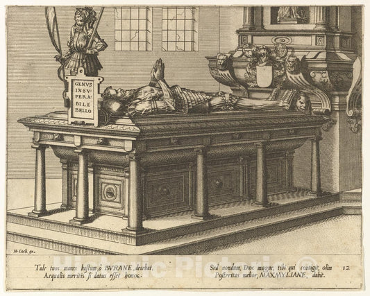 Art Print : Hans Vredeman de Vries - Cœnotaphiorum (12) : Vintage Wall Art