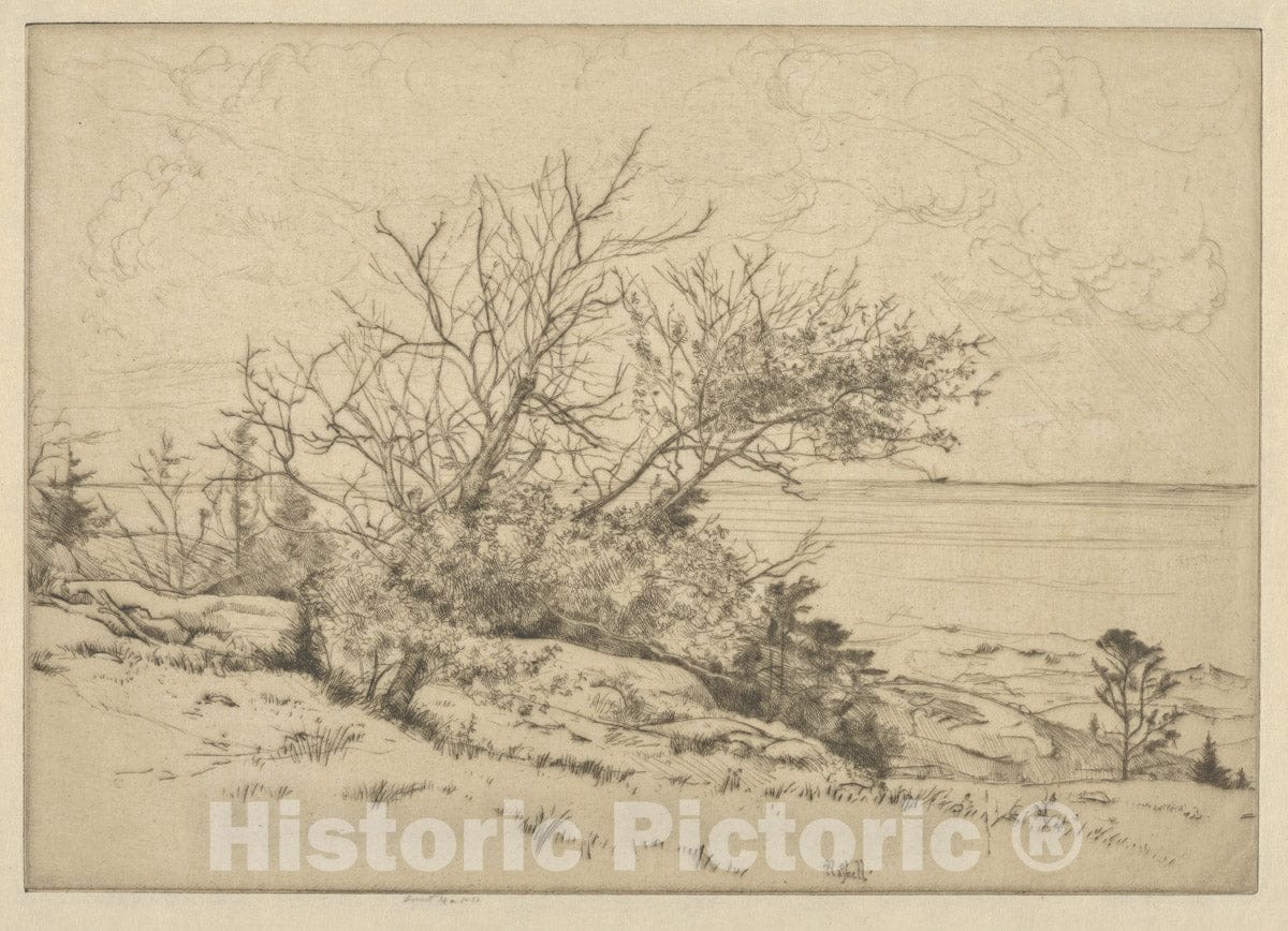 Art Print : Ernest Haskell - to The Southward – Ragged Island, Me. : Vintage Wall Art