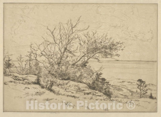 Art Print : Ernest Haskell - to The Southward – Ragged Island, Me. : Vintage Wall Art